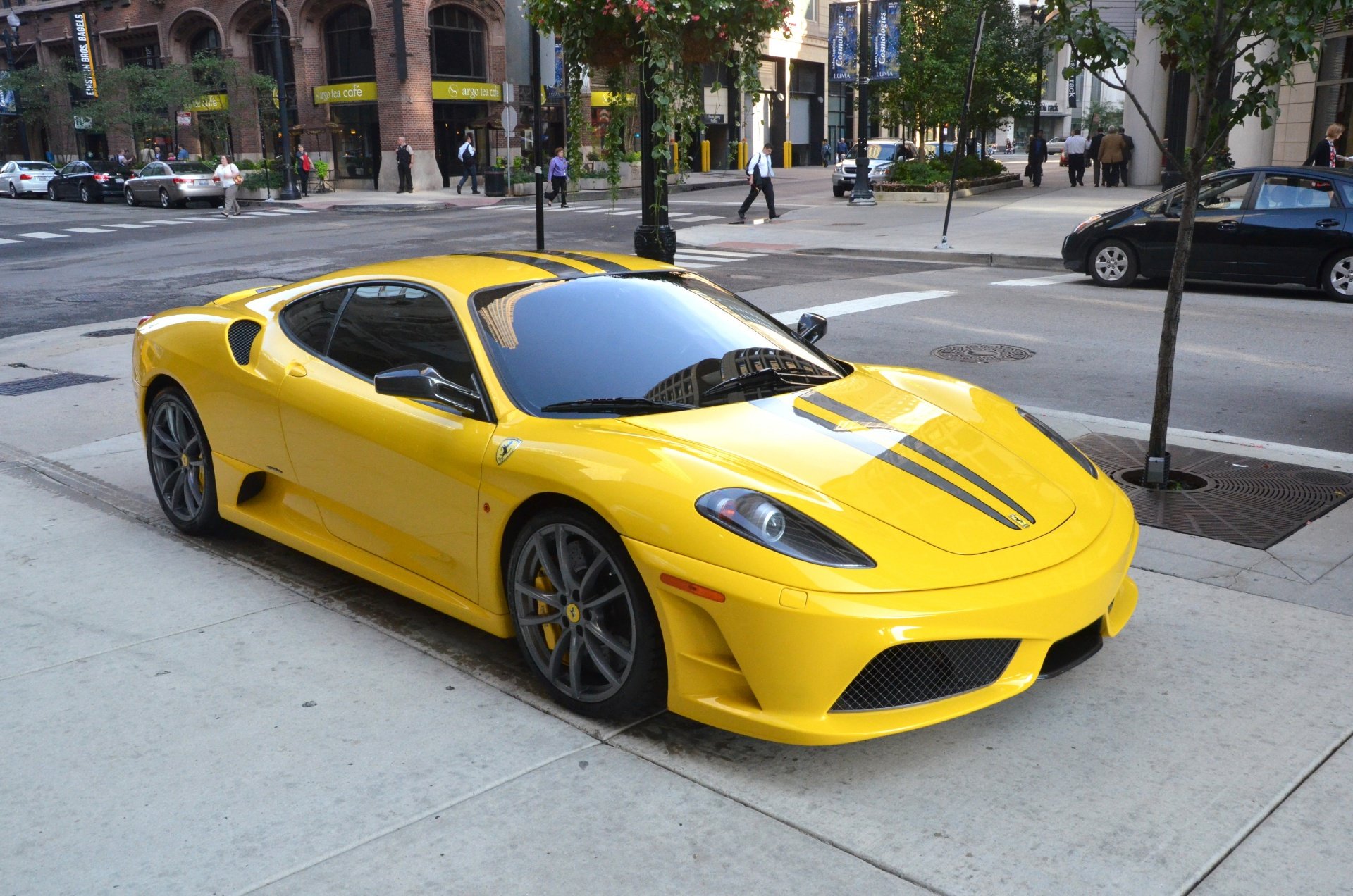 jaune, Yellow, Coupe, F430, Ferrari, Italia, Scuderia, Supercar Wallpaper