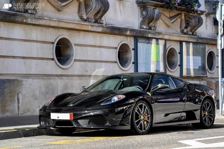coupe, F430, Ferrari, Italia, Black, Scuderia, Supercar, Noir HD Wallpaper Desktop Background