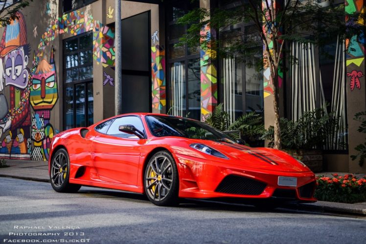 coupe, F430, Ferrari, Red, Rosso, Rouge, Italia, Scuderia, Supercar HD Wallpaper Desktop Background