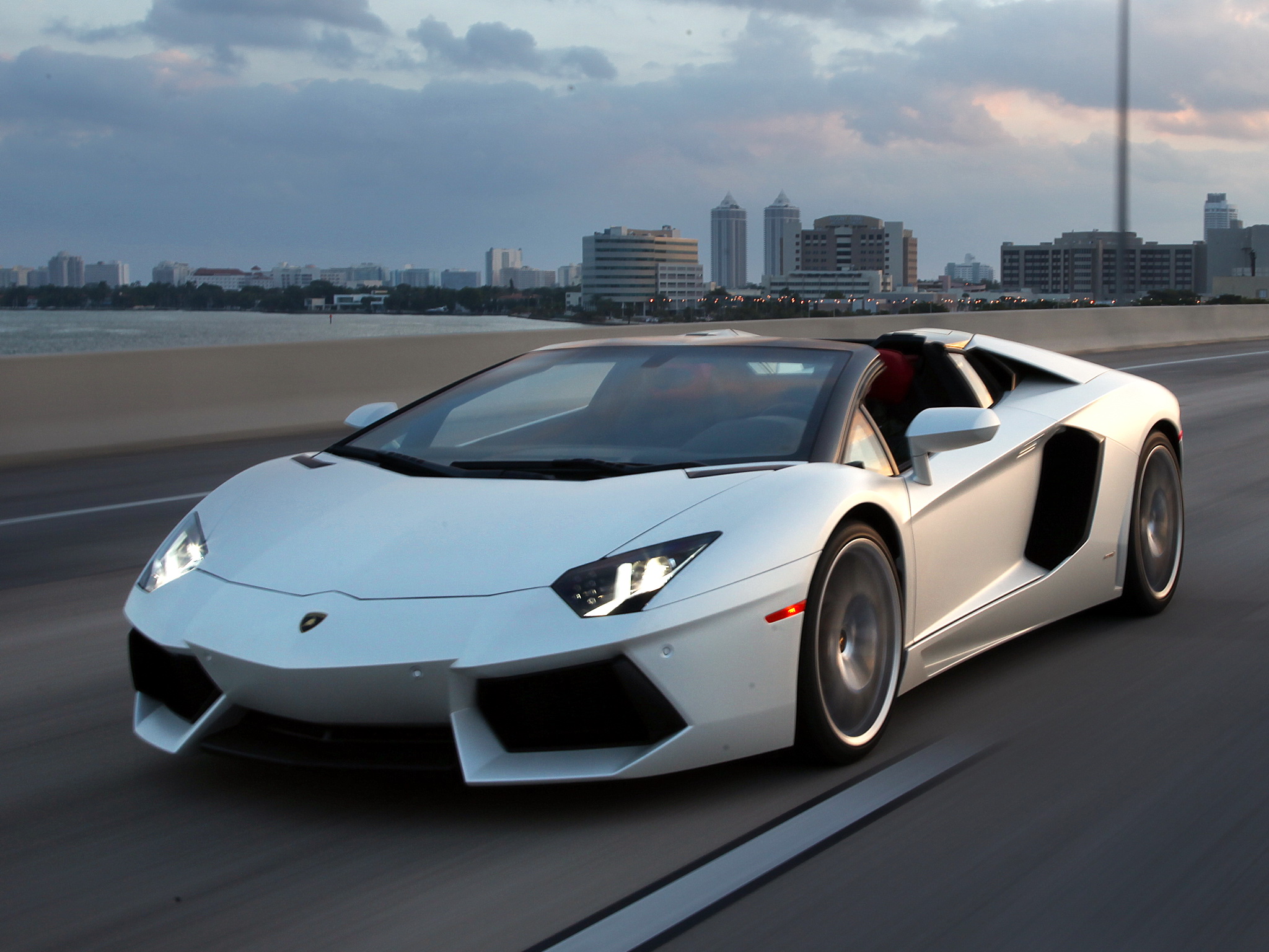 2014, Lamborghini, Aventador, Lp700 4, Roadster, Silver, Supercar Wallpaper