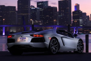2014, Lamborghini, Aventador, Lp700 4, Roadster, Silver, Supercar, Cities