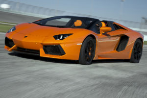 2014, Lamborghini, Aventador, Lp700 4, Roadster, Supercar, Orange