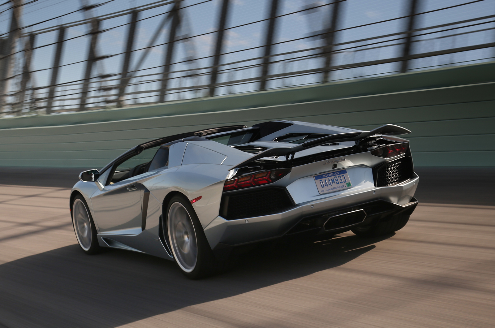 Lamborghini Aventador Roadster Supercar Silver Wallpapers HD Desktop And Mobile