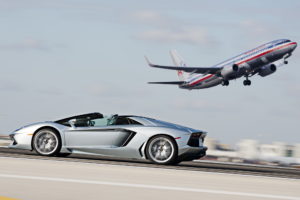 2014, Lamborghini, Aventador, Roadster, Supercar, Silver, Airplanet, Jets, Aircrafts, Flight