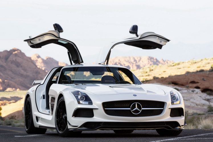 2014, Mercedes benz, Sls, Amg, Black, Series, Supercar, White, Roads HD Wallpaper Desktop Background