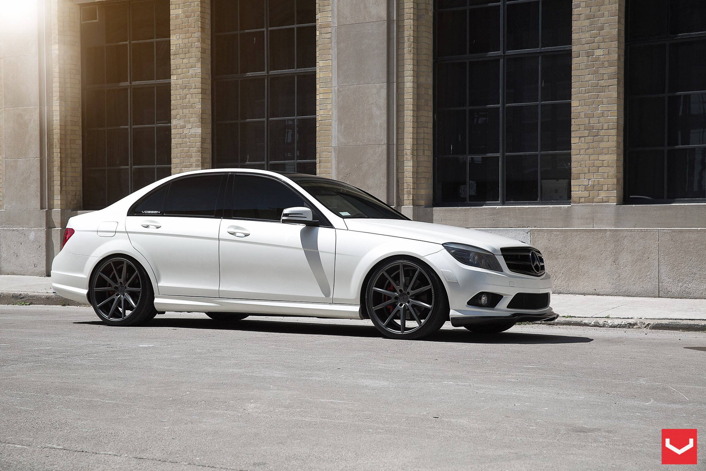 tuning, Vossen, Wheels, Mercedes, C class Wallpaper