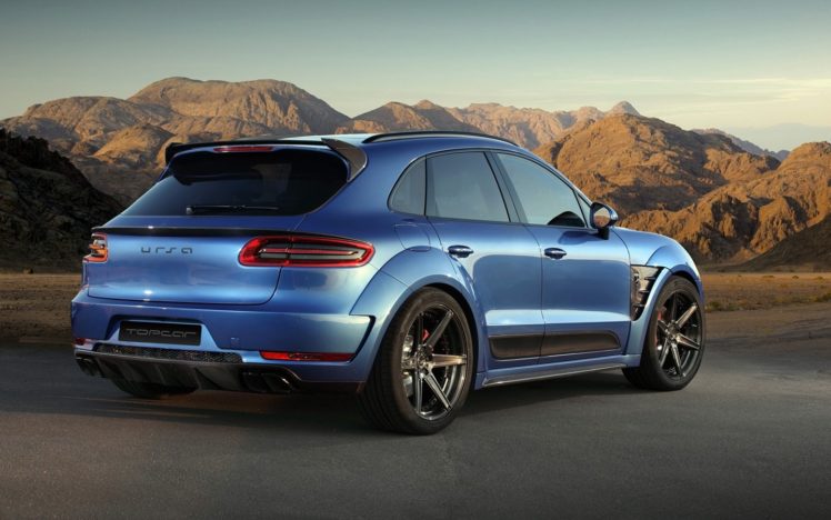 2014, Topcar, Porsche, Macan, Tuning, Blue, Bleu HD Wallpaper Desktop Background