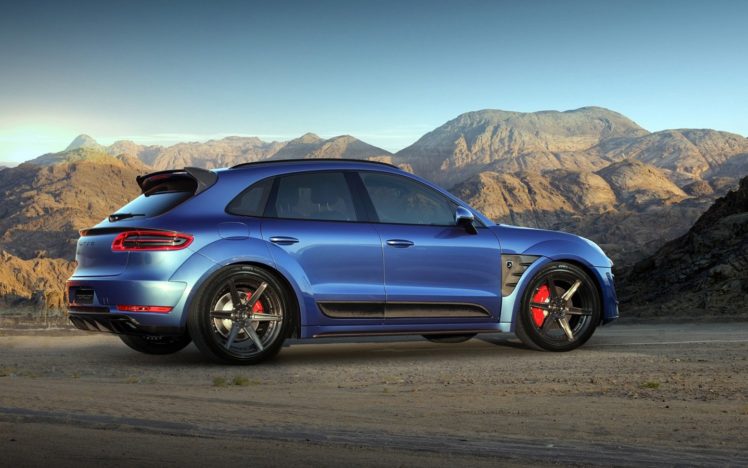 2014, Topcar, Porsche, Macan, Tuning, Blue, Bleu HD Wallpaper Desktop Background