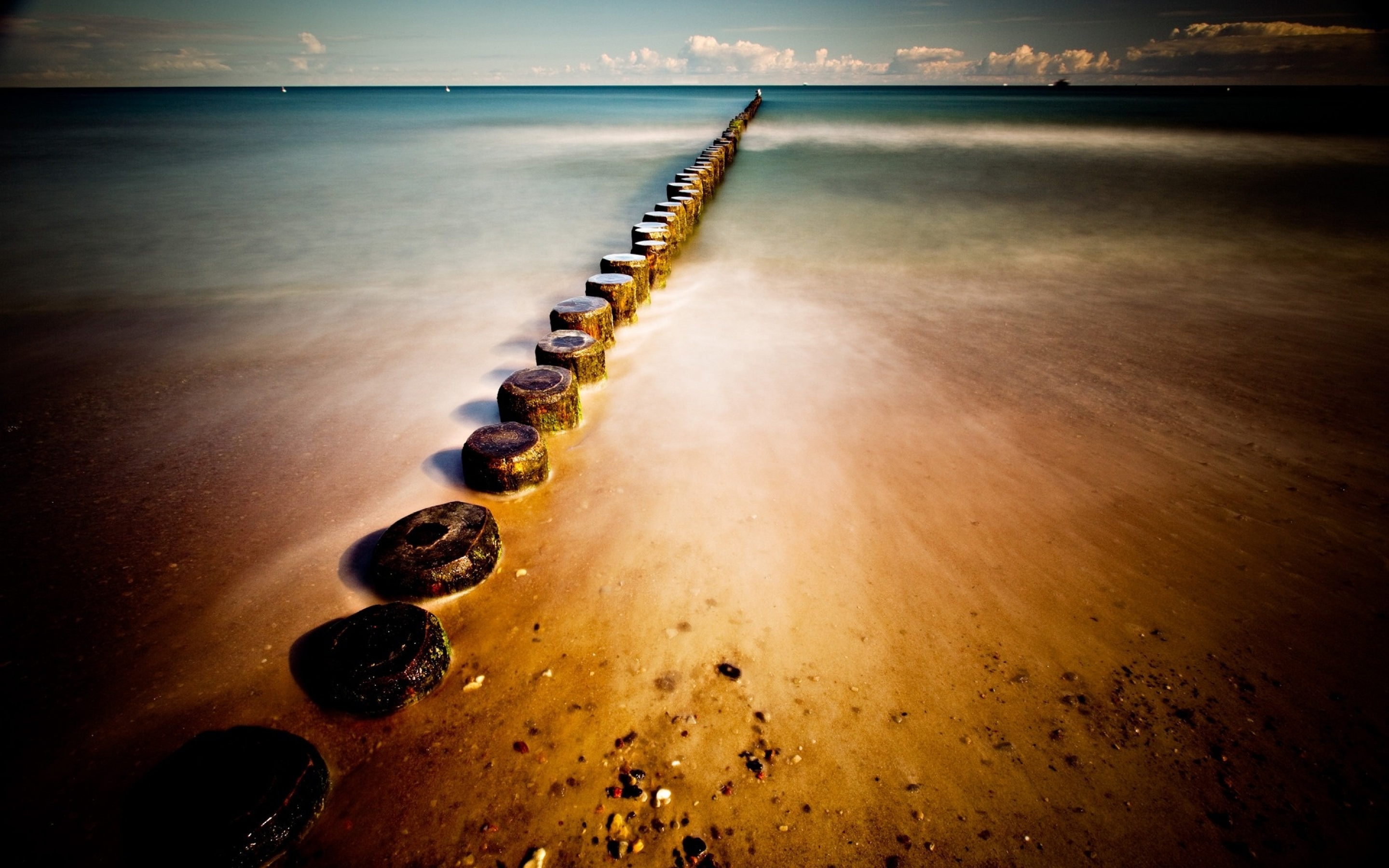 jetty, Stone Wallpaper