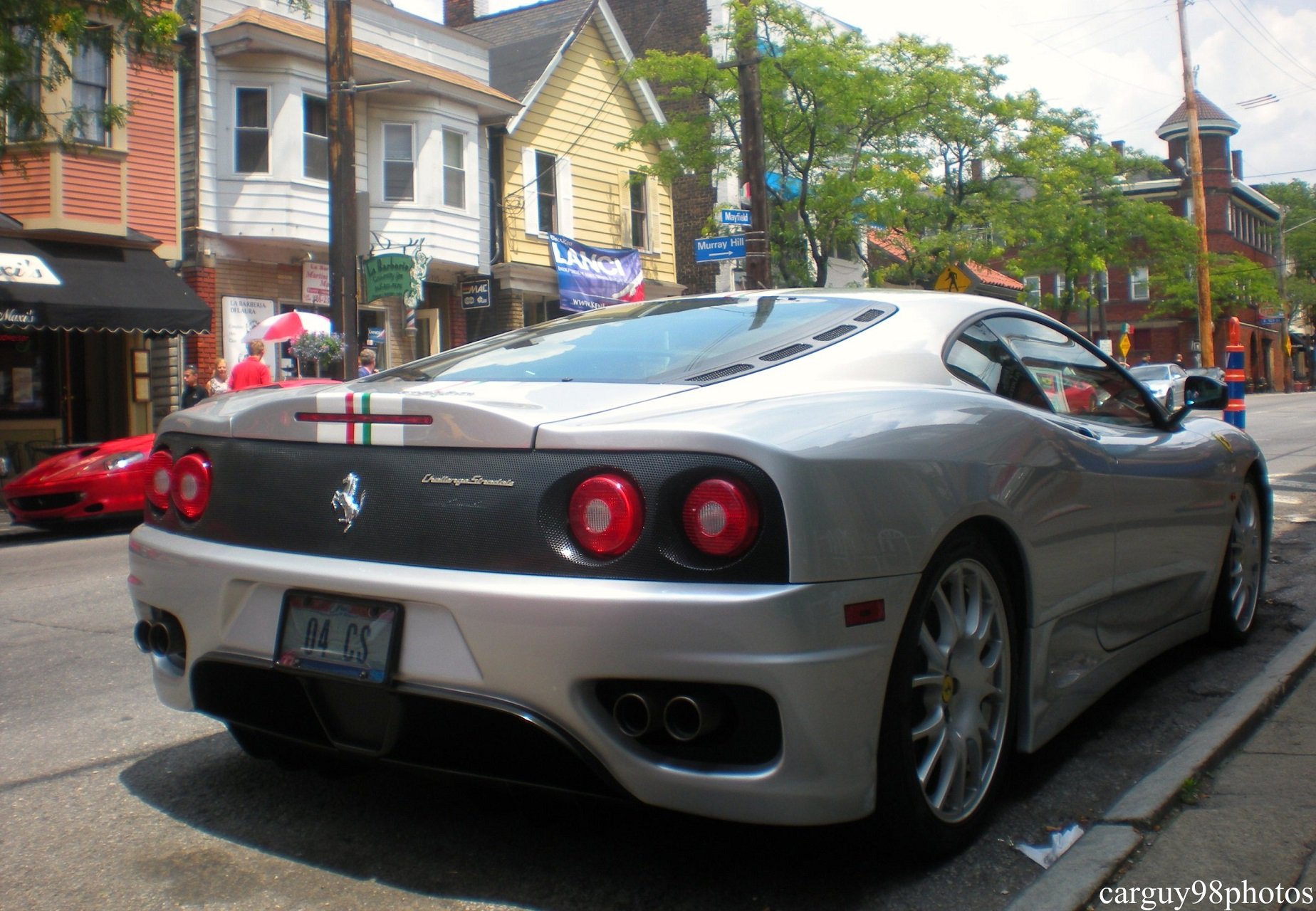2003, 360, Challenge, Ferrari, Stradale, Gris, Grigio Wallpaper