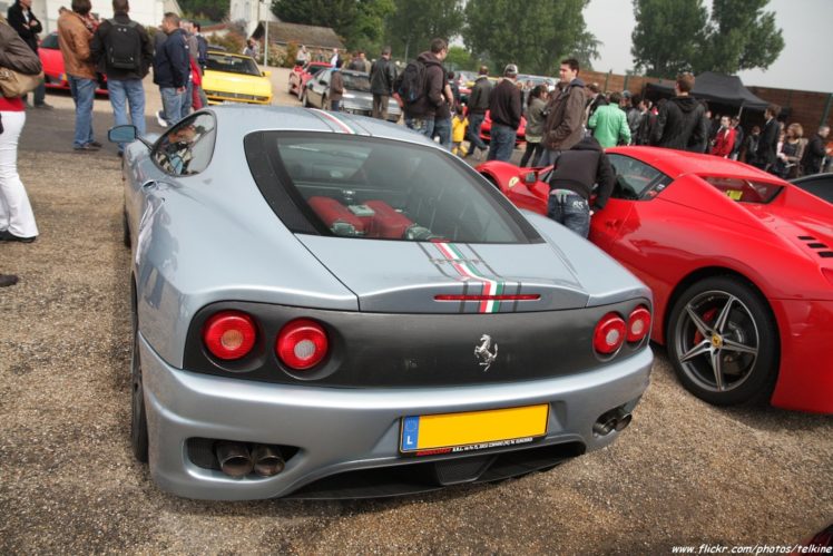 2003, 360, Challenge, Ferrari, Stradale, Gris, Grigio HD Wallpaper Desktop Background