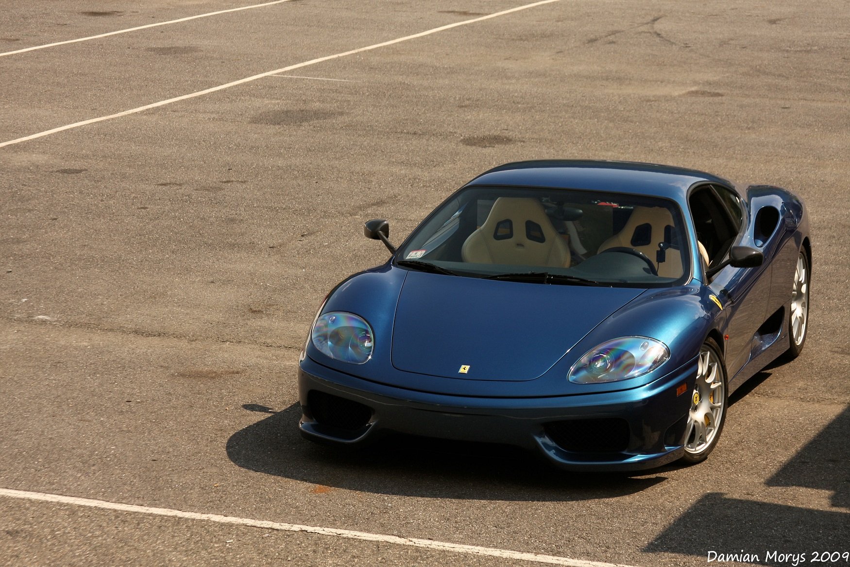 2003, 360, Challenge, Ferrari, Stradale, Blue, Blue, Blu Wallpaper
