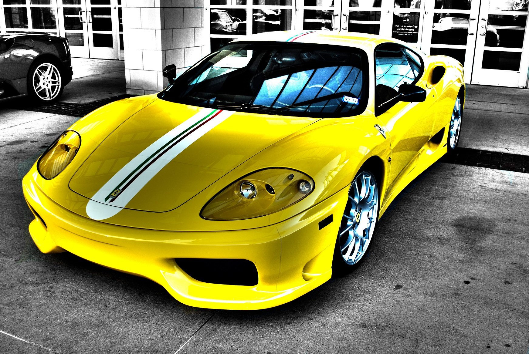 2003, 360, Challenge, Ferrari, Stradale, Jaune, Giallo, Yellow Wallpaper
