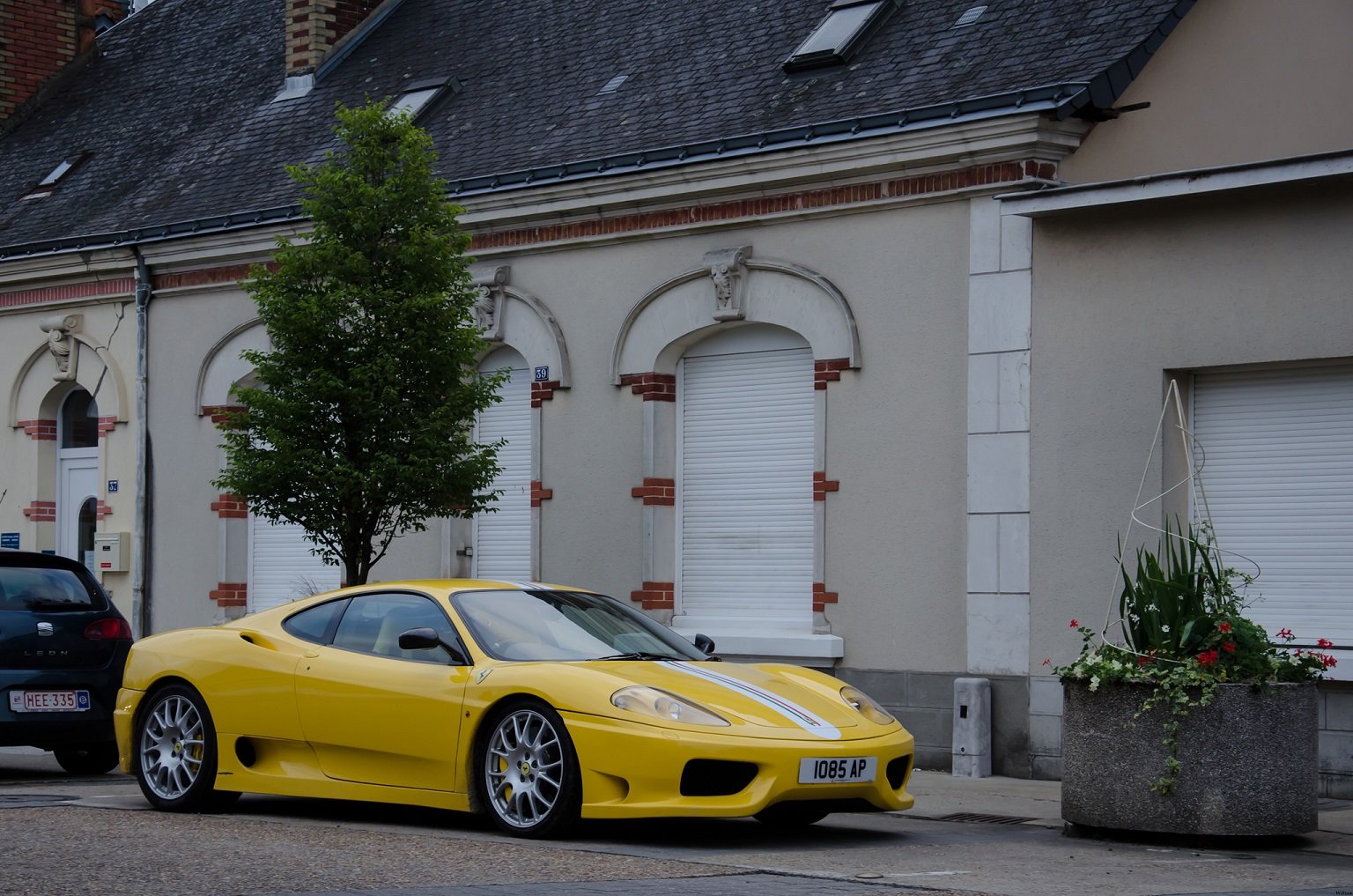 2003, 360, Challenge, Ferrari, Stradale, Jaune, Giallo, Yellow Wallpaper