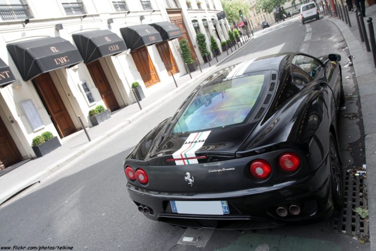 2003, 360, Challenge, Ferrari, Stradale, Noir, Black, Nero