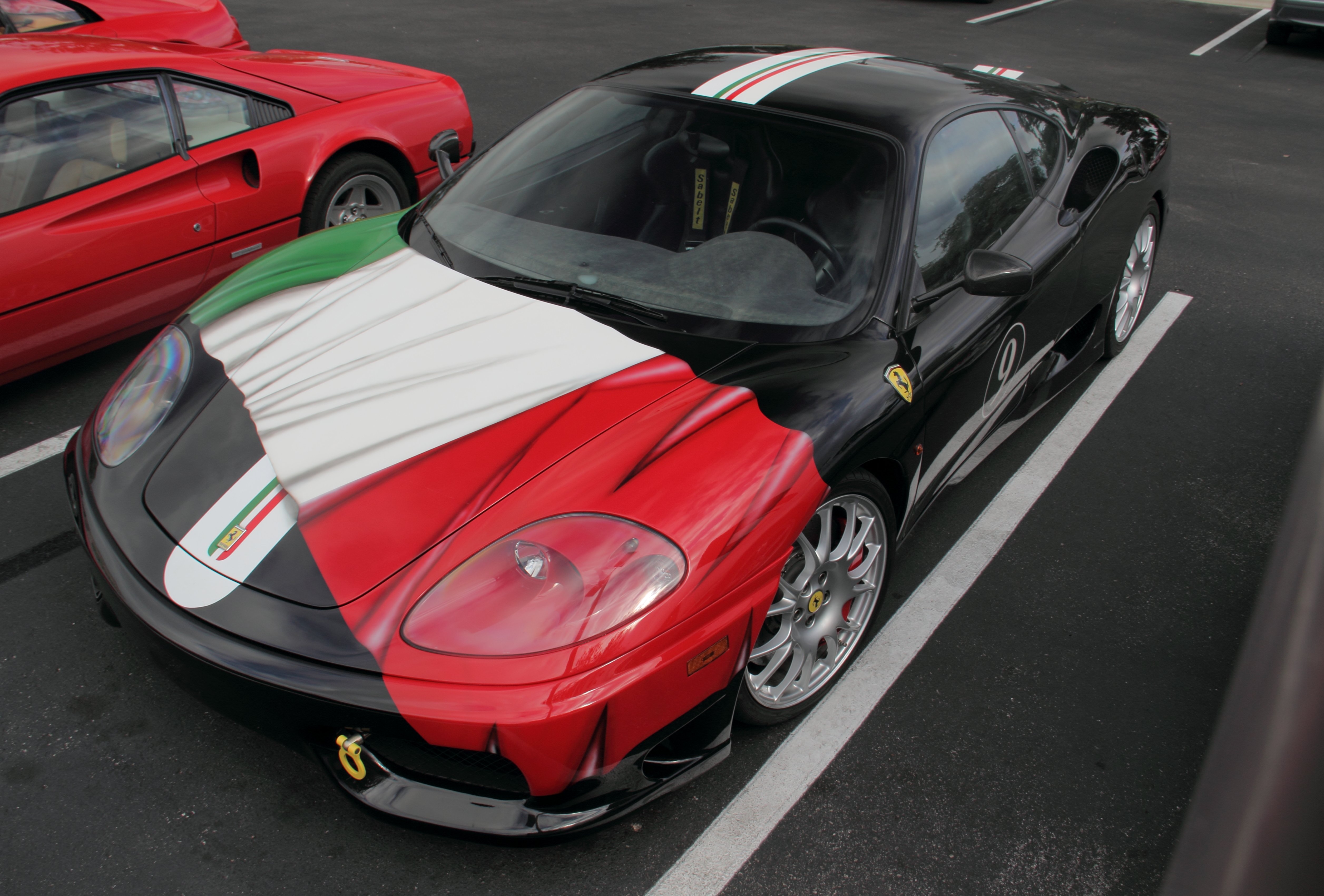 2003, 360, Challenge, Ferrari, Stradale, Noir, Black, Nero