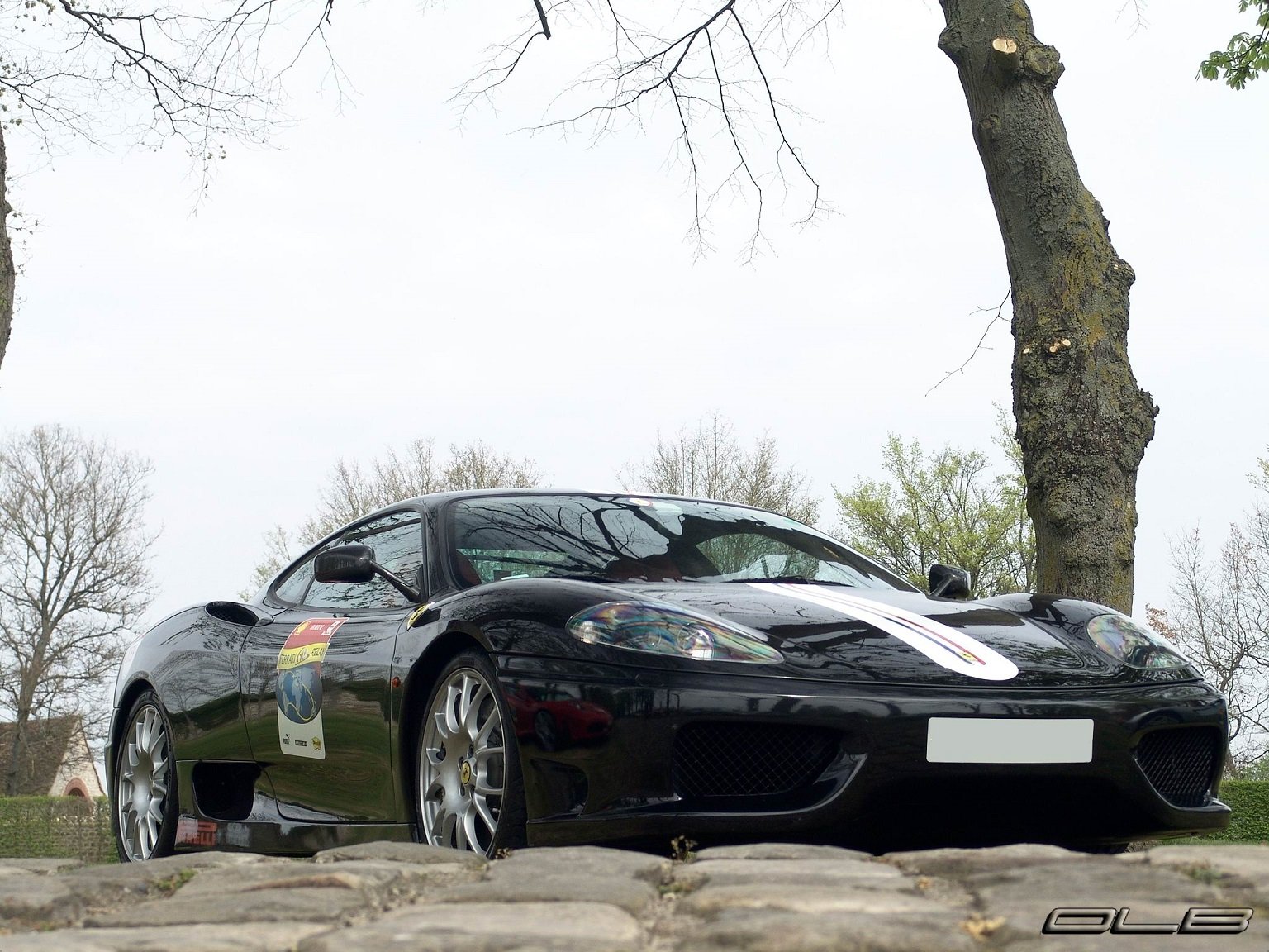 2003, 360, Challenge, Ferrari, Stradale, Noir, Black, Nero Wallpaper