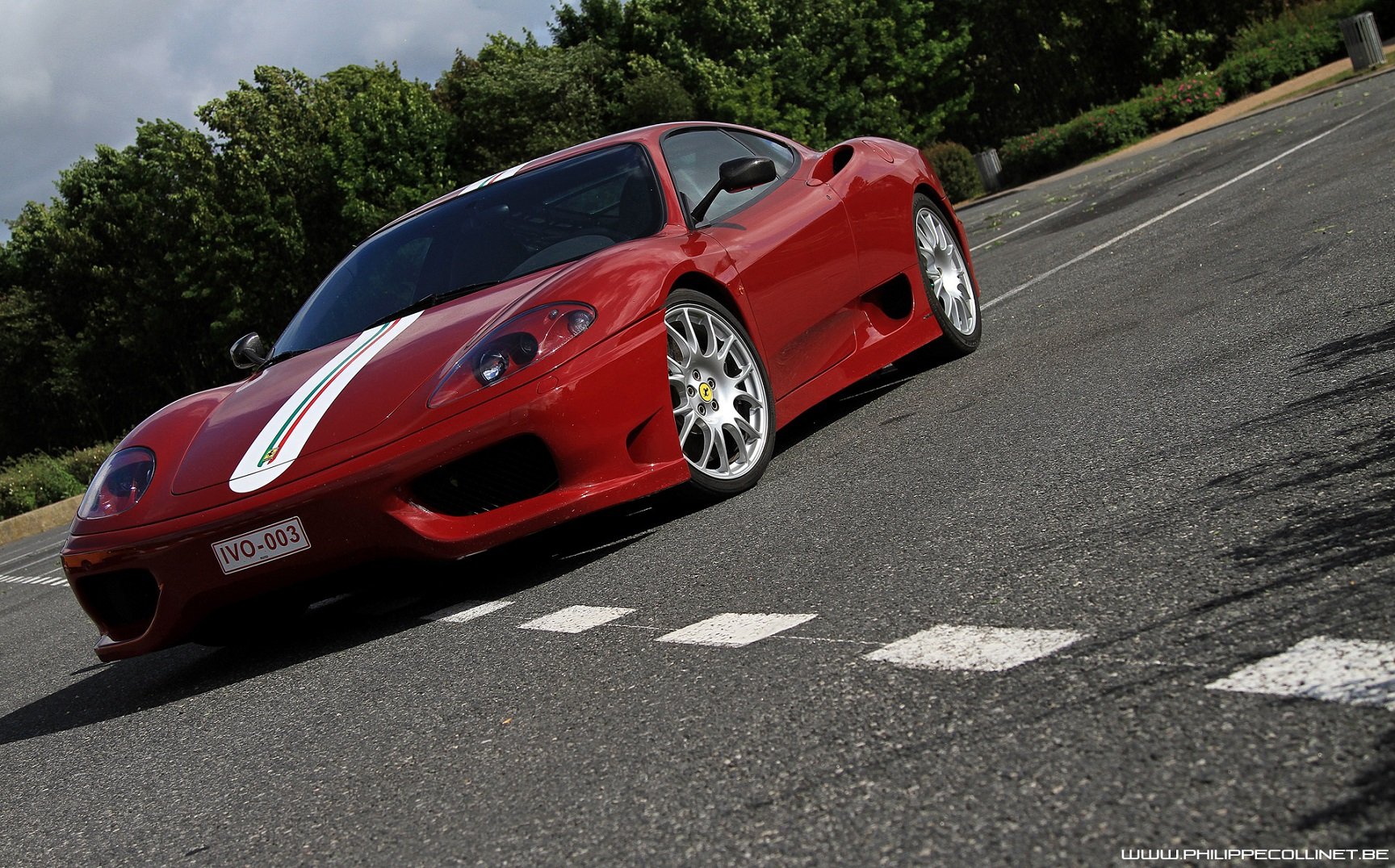 2003, 360, Challenge, Ferrari, Stradale, Rouge, Rosso, Red Wallpaper