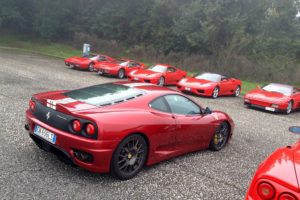 2003, 360, Challenge, Ferrari, Stradale, Rouge, Rosso, Red