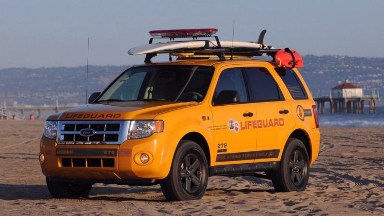 2008, Ford, Escape, Hybrid, Lifeguard, Vehicles HD Wallpaper Desktop Background