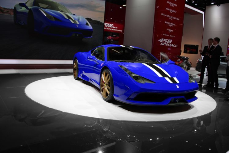2013, 458, Ferrari, Speciale, Supercar, Bleu, Blue, Blu HD Wallpaper Desktop Background