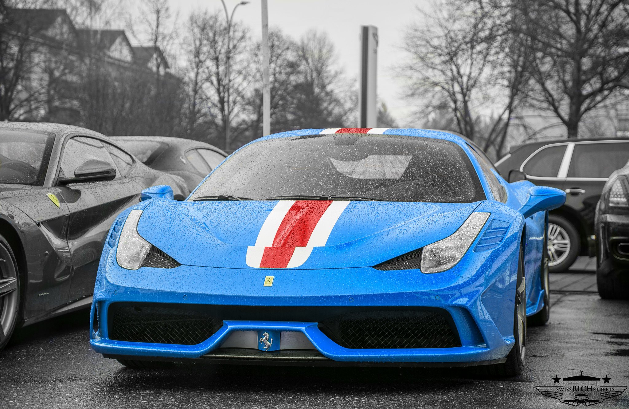 2013, 458, Ferrari, Speciale, Supercar, Bleu, Blue, Blu Wallpaper