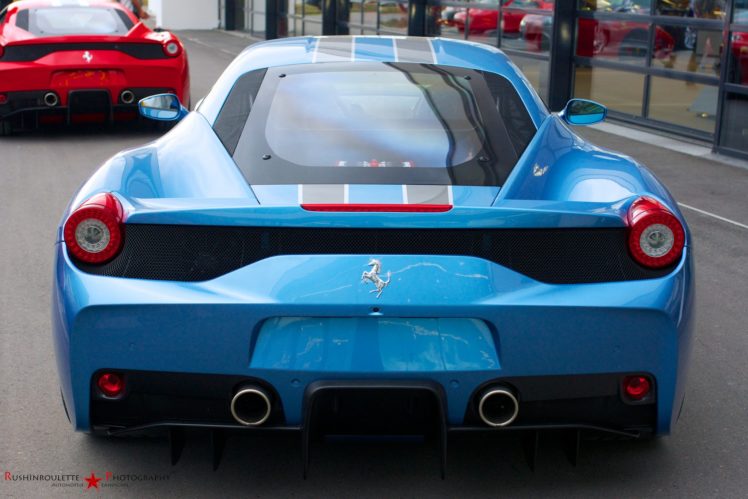 2013, 458, Ferrari, Speciale, Supercar, Bleu, Blue, Blu HD Wallpaper Desktop Background