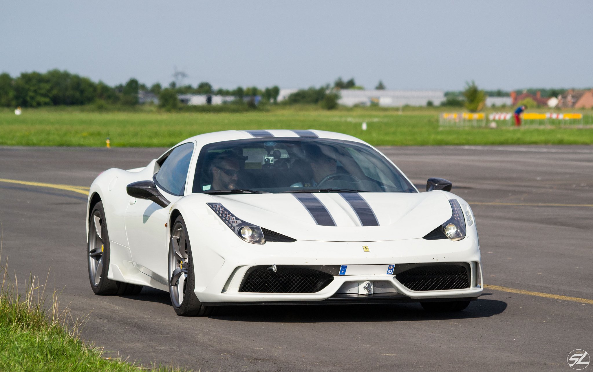 2013, 458, Ferrari, Speciale, Supercar, White, Blanc, Blanco Wallpaper