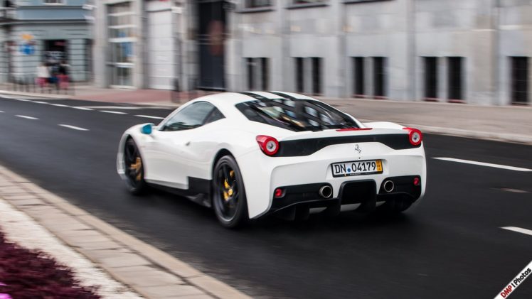 2013, 458, Ferrari, Speciale, Supercar, White, Blanc, Blanco HD Wallpaper Desktop Background
