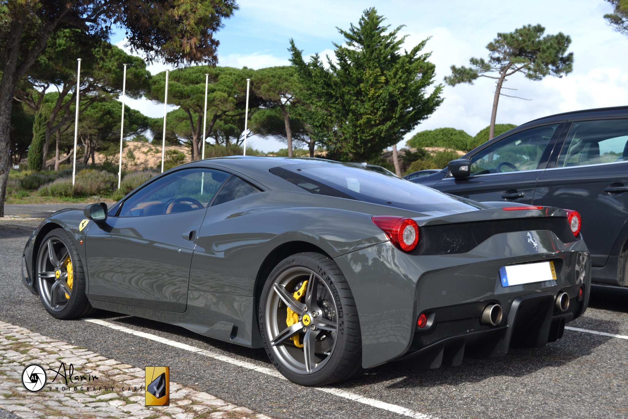 2013, 458, Ferrari, Speciale, Supercar, Gris, Grey, Grigio Wallpaper