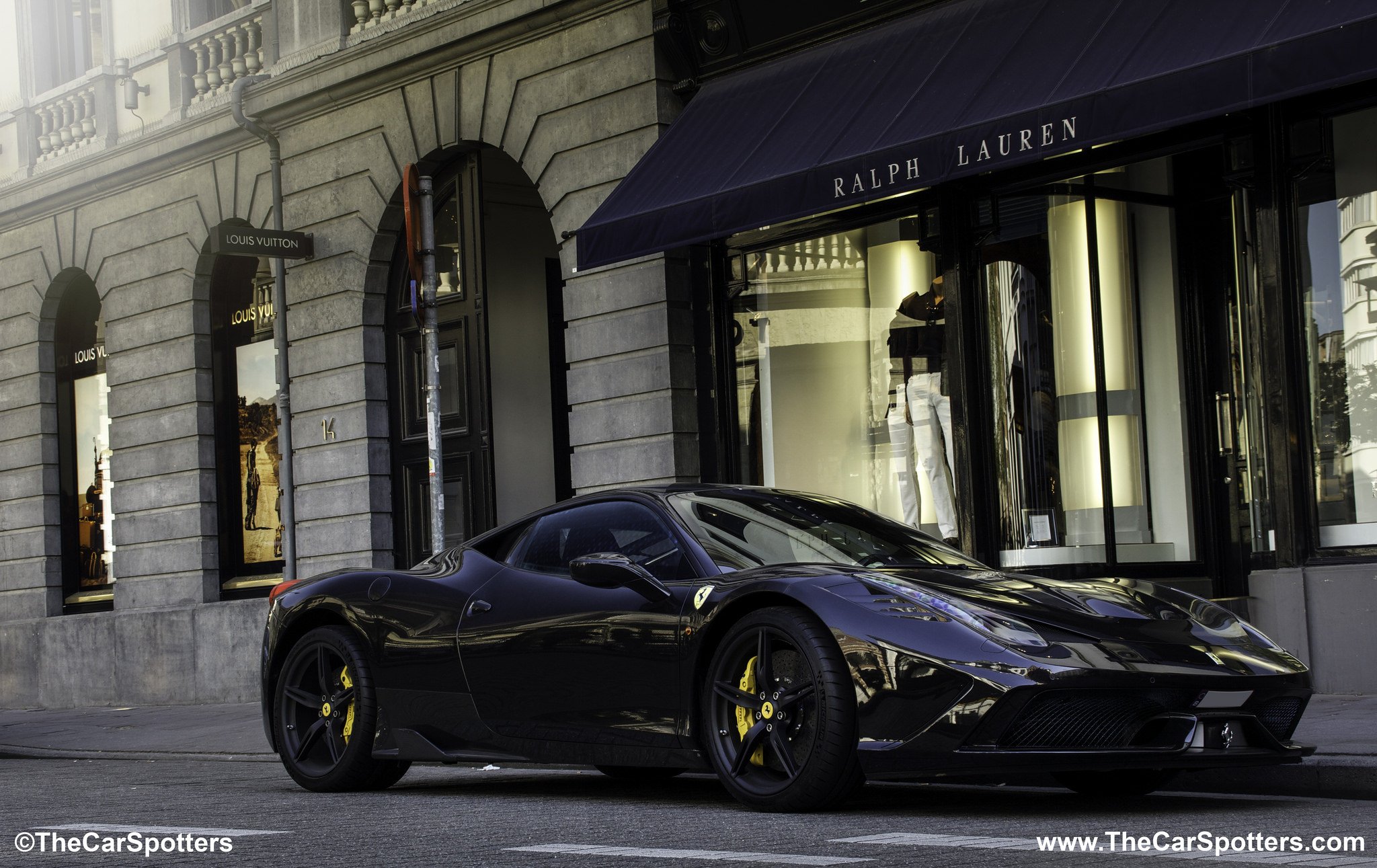 2013, 458, Ferrari, Speciale, Supercar, Noir, Black, Nero Wallpaper