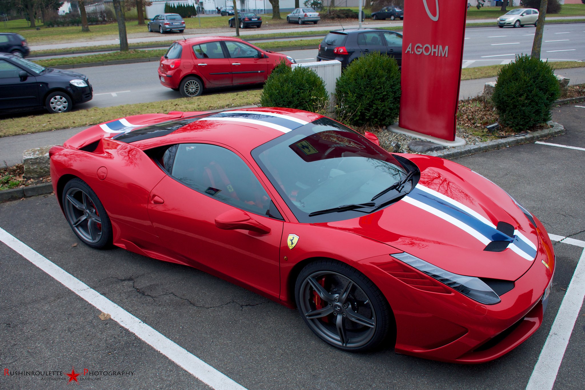 Ferrari 458 speciale a Red