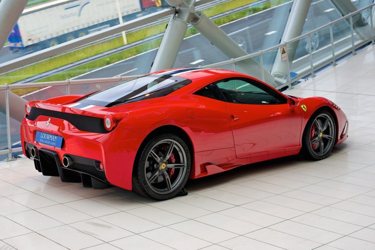2013, 458, Ferrari, Speciale, Supercar, Rouge, Red, Rosso HD Wallpaper Desktop Background