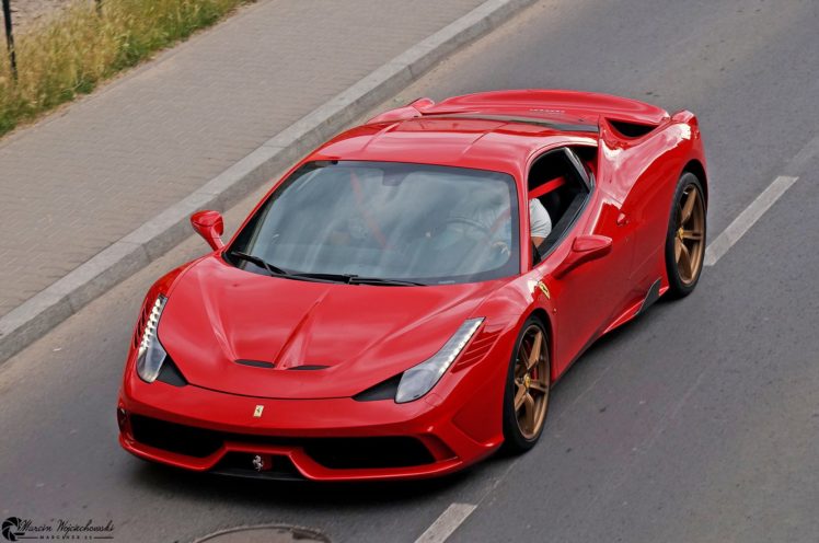 2013, 458, Ferrari, Speciale, Supercar, Rouge, Red, Rosso HD Wallpaper Desktop Background