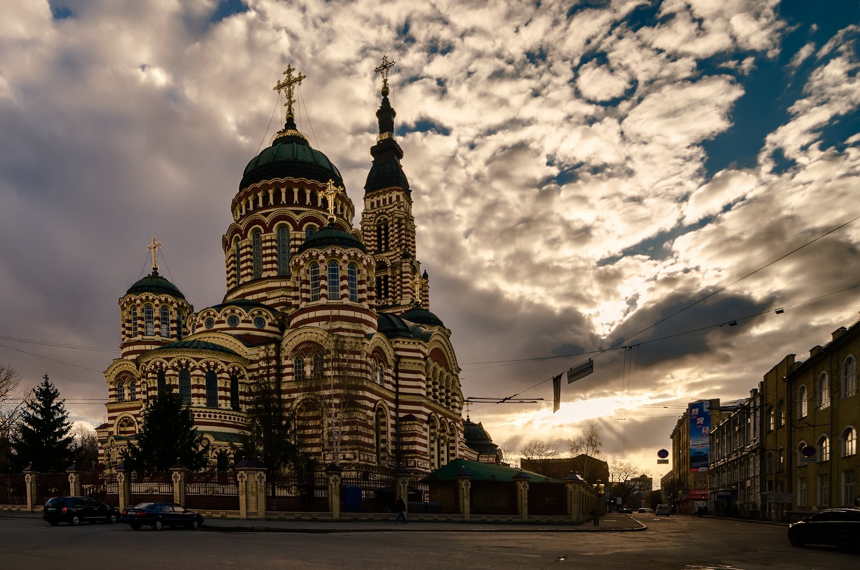 annunciation, Cathedral, Kharkov, Ukraine, Church, Building Wallpaper
