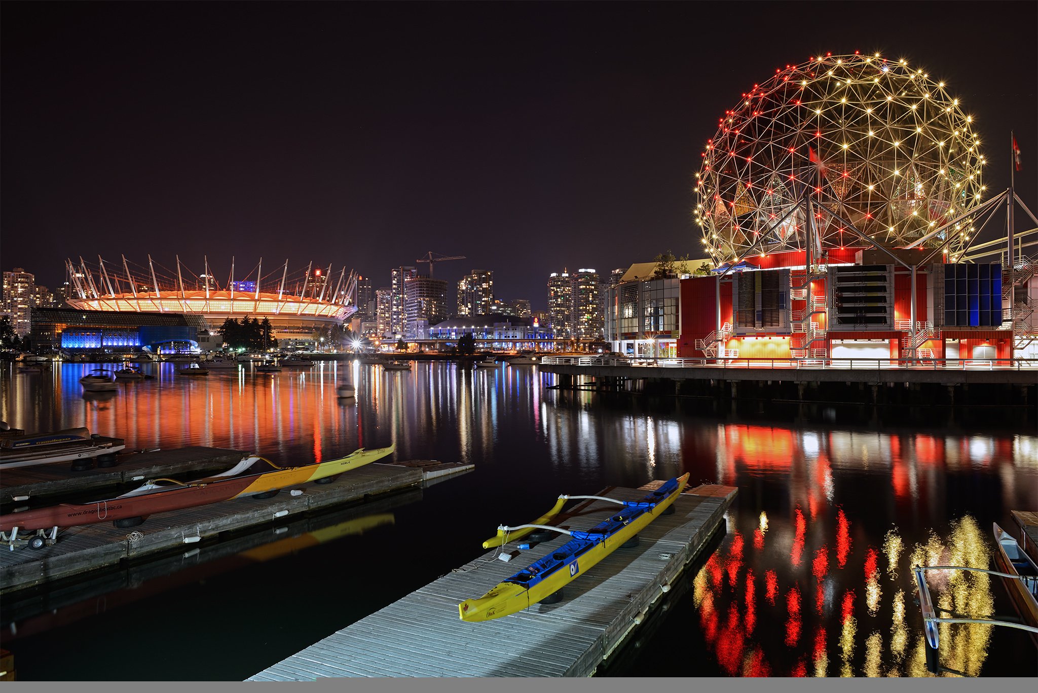 canada, Kaduna, Bc, Place, Bc, Place, Stadium, Vancouver, Amusement, Reflection Wallpaper