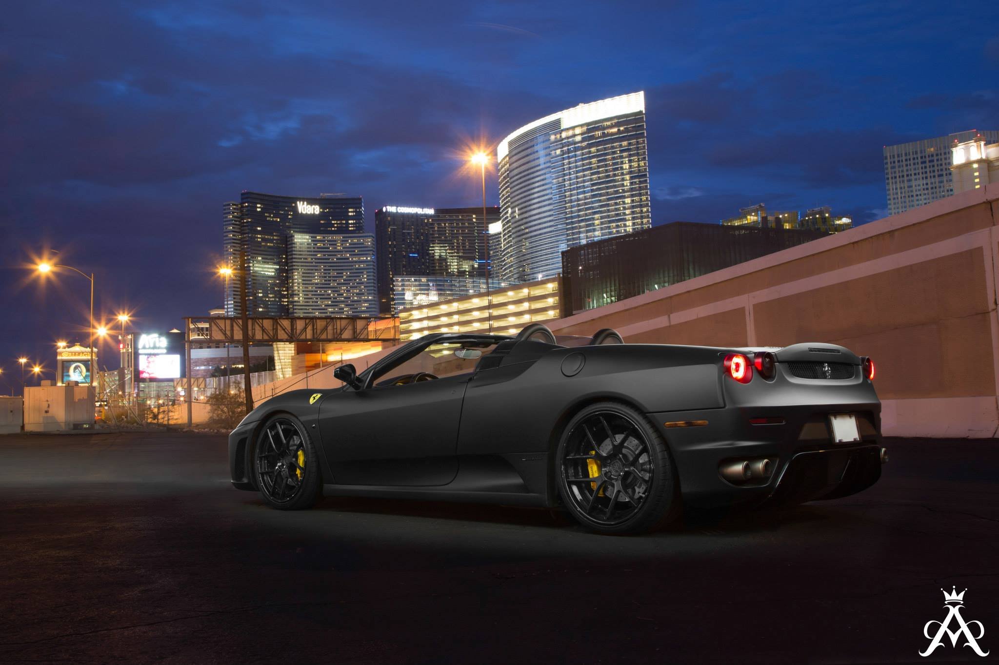 aristo, Forged, Wheels, Black, Matt, Ferrari, F430, Spider Wallpaper