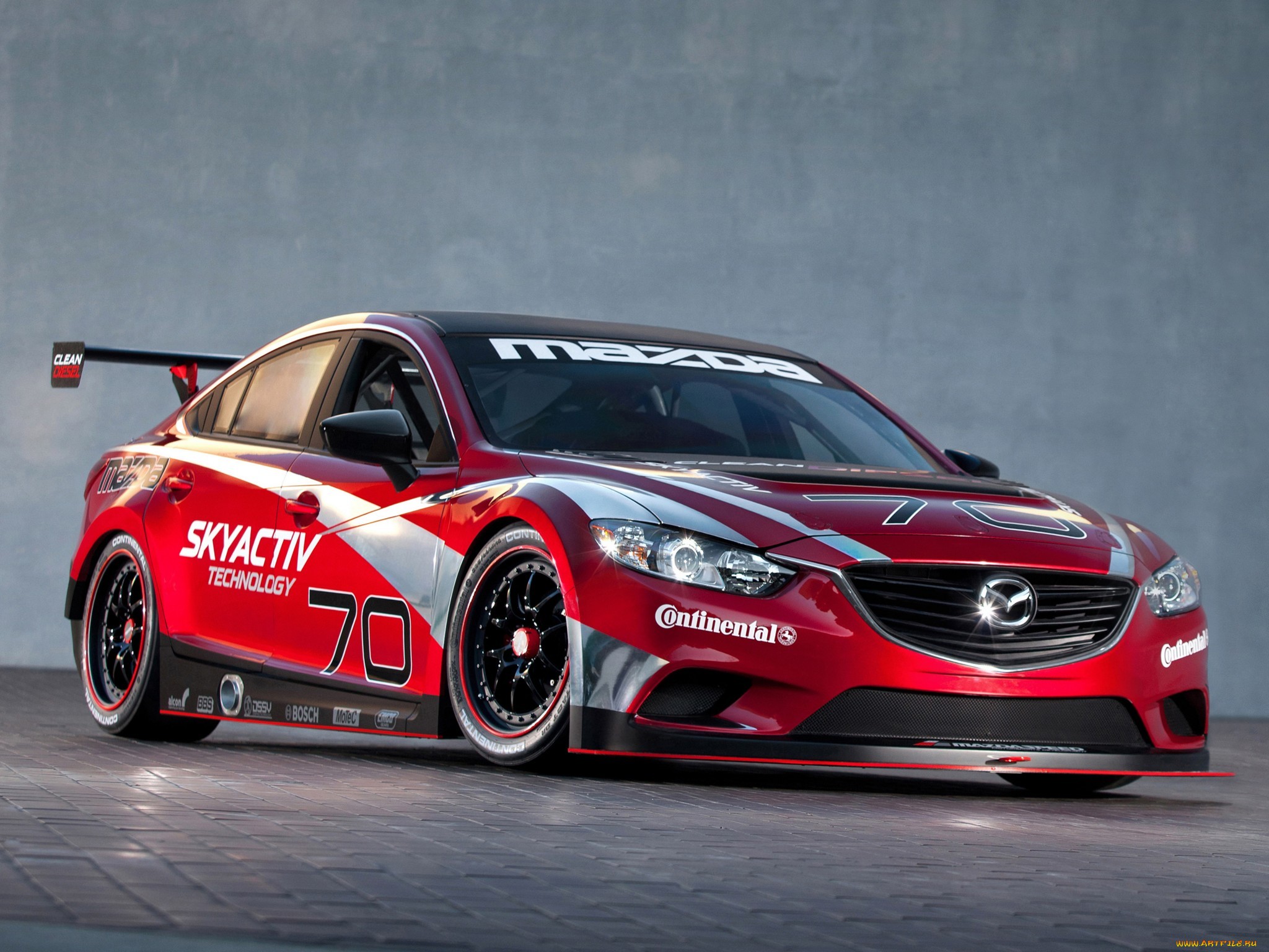 mazda, Tuning, Race, Cars, Red Wallpaper