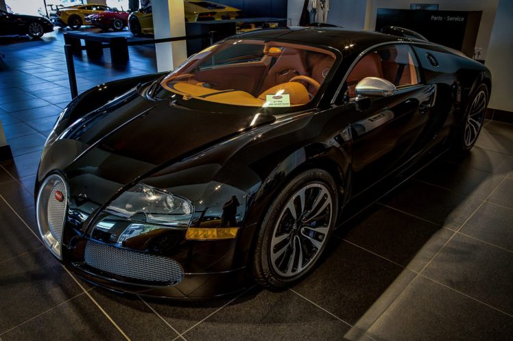 bugatti, Supercar, Veyron, Black, Noir, Nero HD Wallpaper Desktop Background