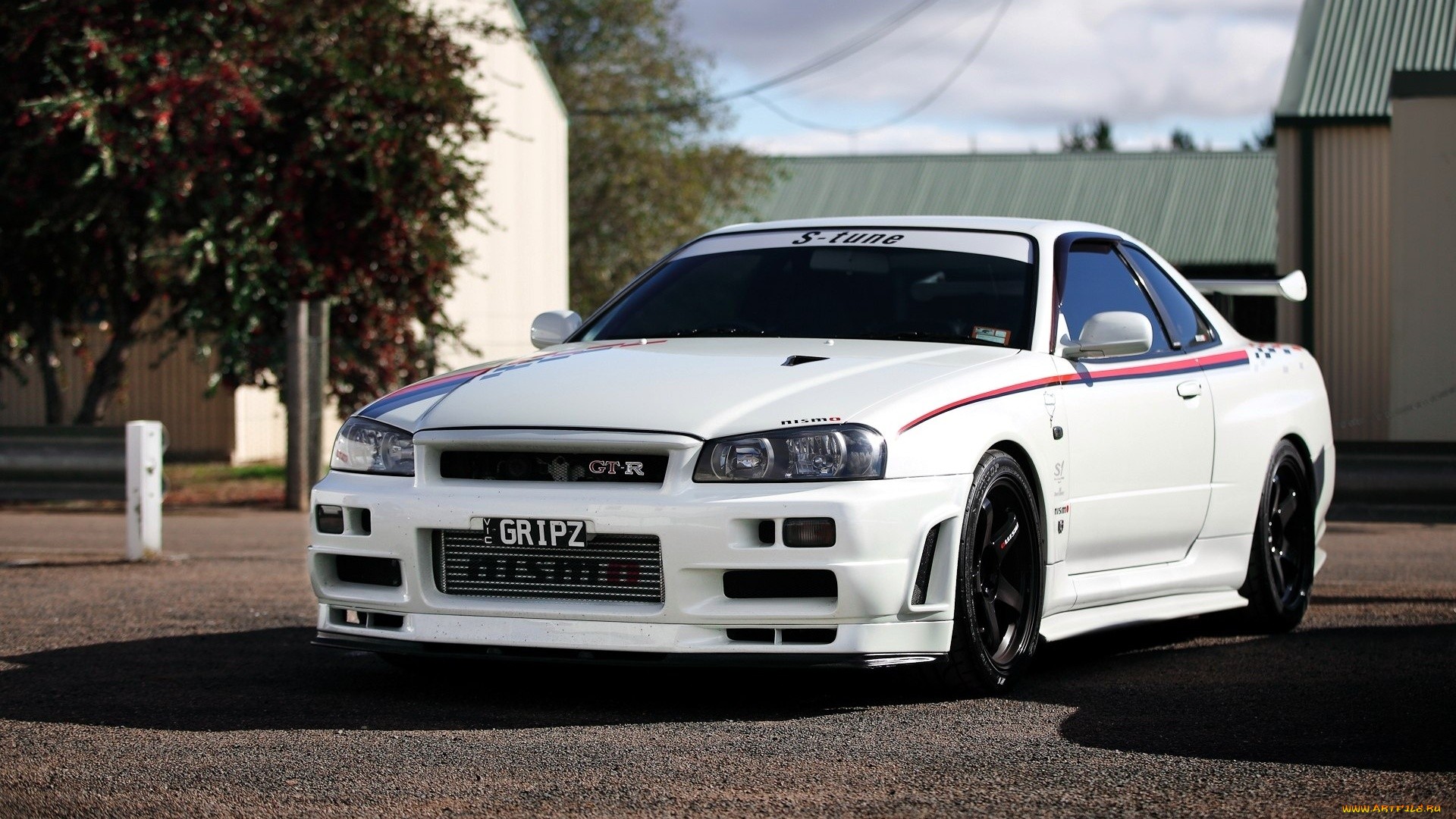 Nissan Skyline R34 Supercar Tuning White Wallpapers Hd Desktop And Mobile Backgrounds