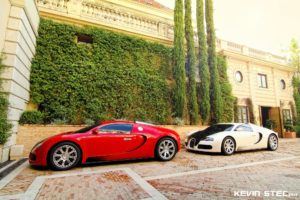 bugatti, Exotic, Supercars, Veyron, Red
