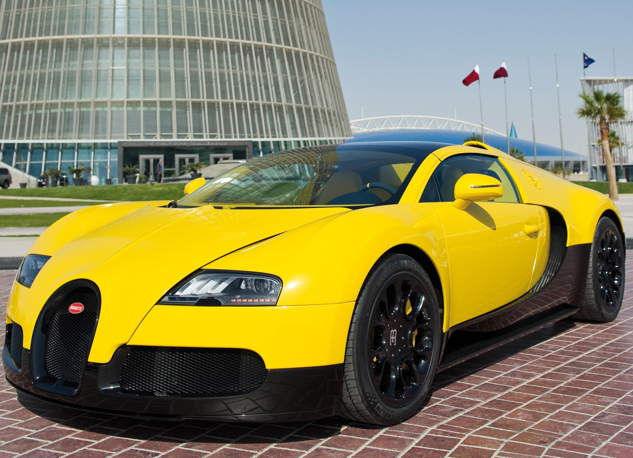 bugatti, Exotic, Jaune, Yellow, Supercars, Veyron Wallpaper