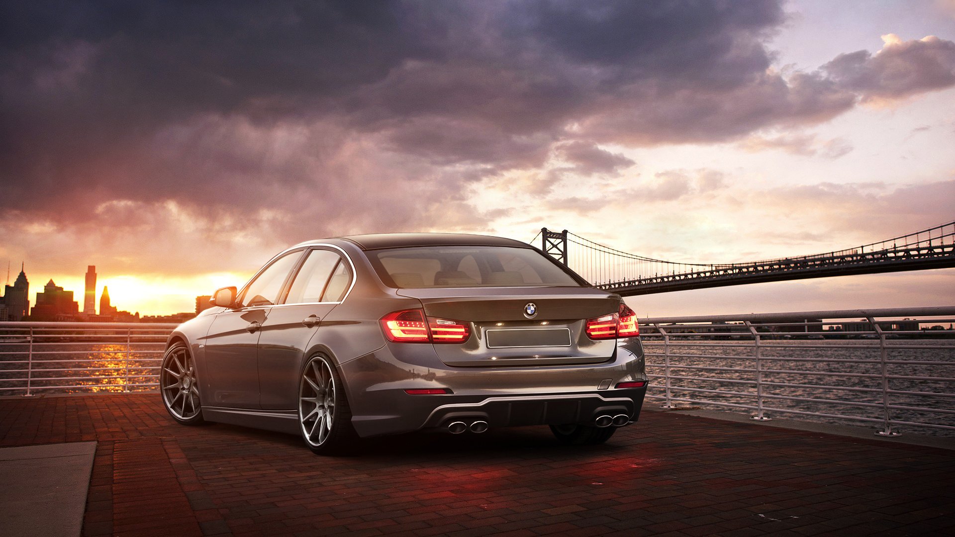 335i, Bridge, Bmw, Rear, F30 Wallpaper