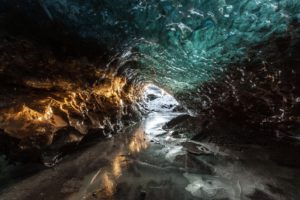 cave, Grotto, Ice, Cold, Light, Entrance, Reflection, Winter