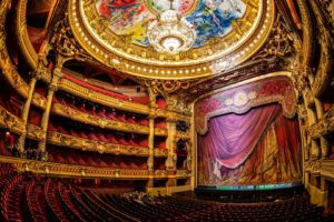 paris, Opera, Theater, Hall, Stage, Chandelier, France, French, Room, Design