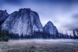 usa, Yosemite, Trees, Mountains, Fog, Nature, Landscape