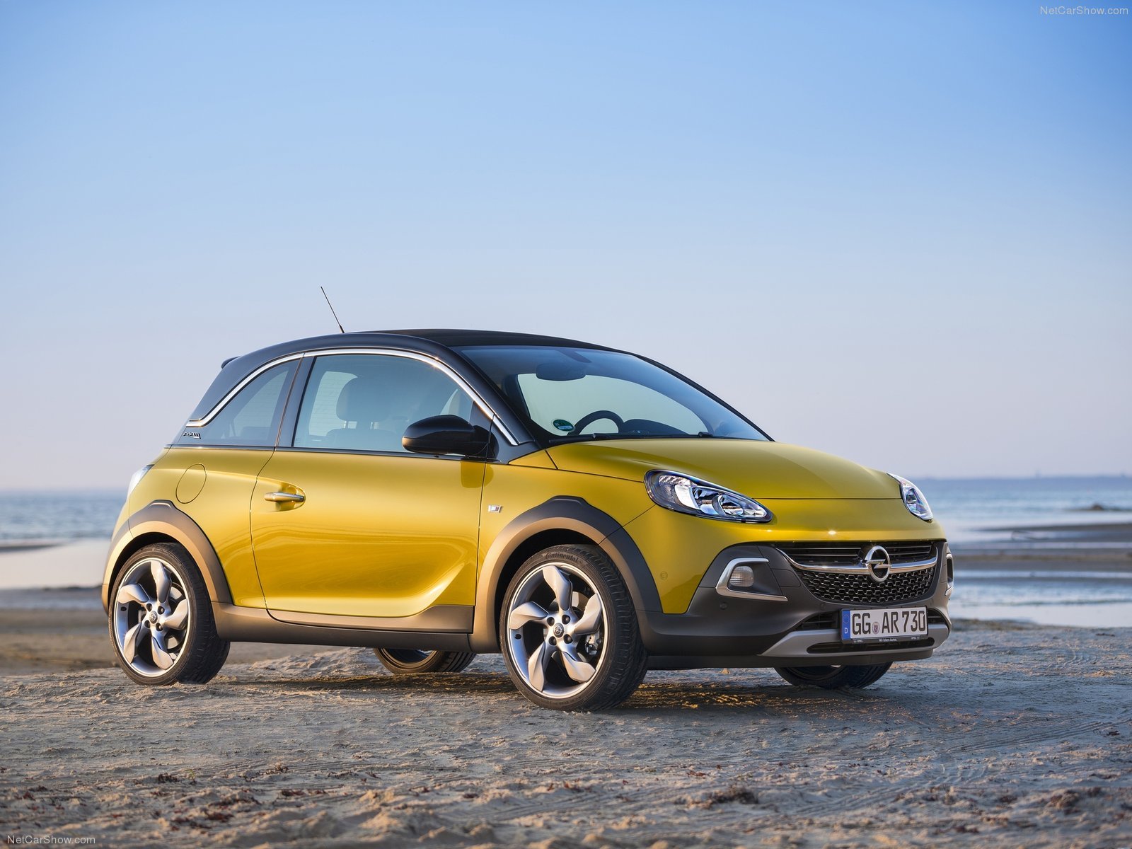 2015, Adam, Cars, Opel, Rocks, Yellow, Jaune, Giallo Wallpaper