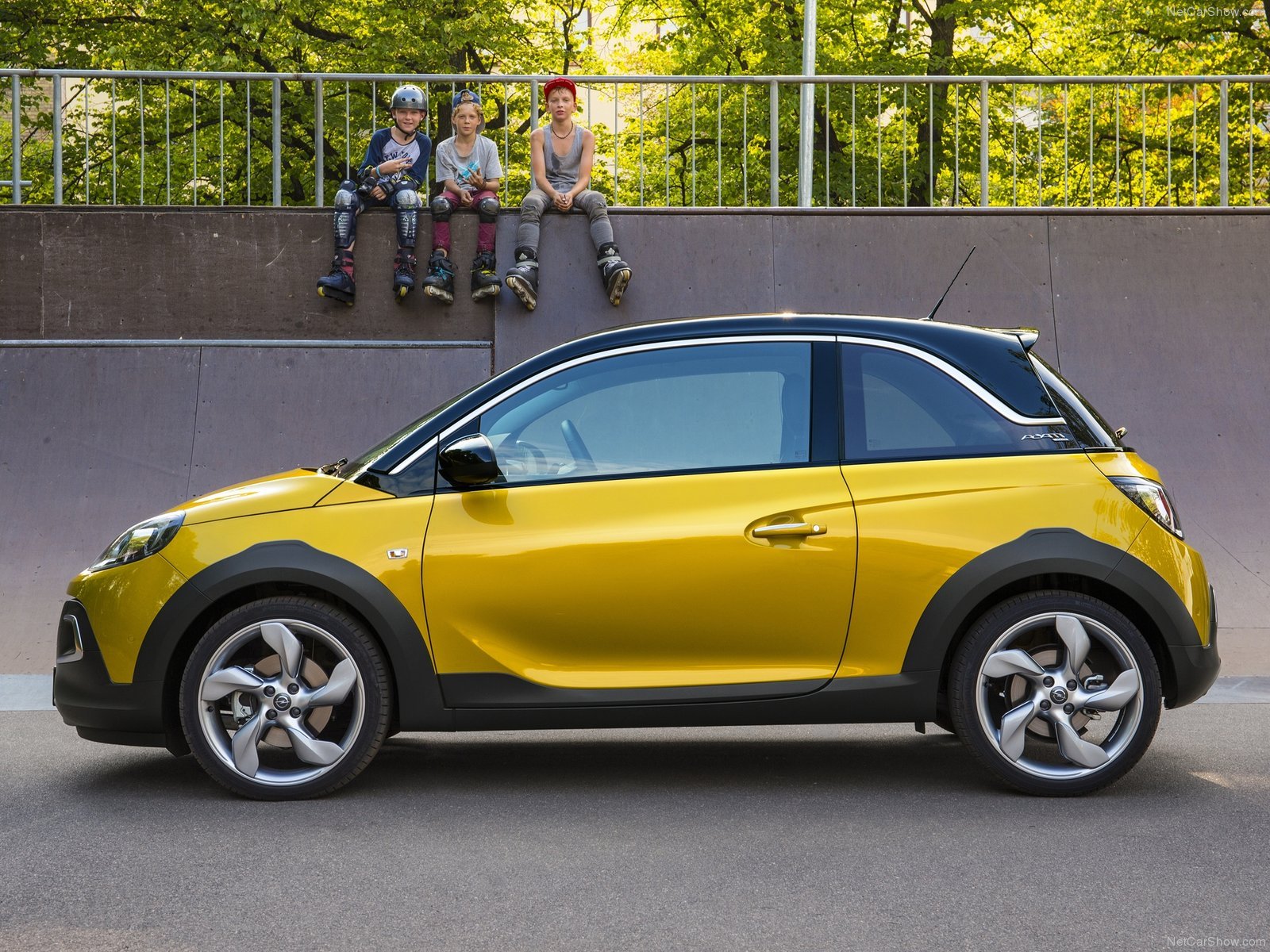 2015, Adam, Cars, Opel, Rocks, Yellow, Jaune, Giallo Wallpaper