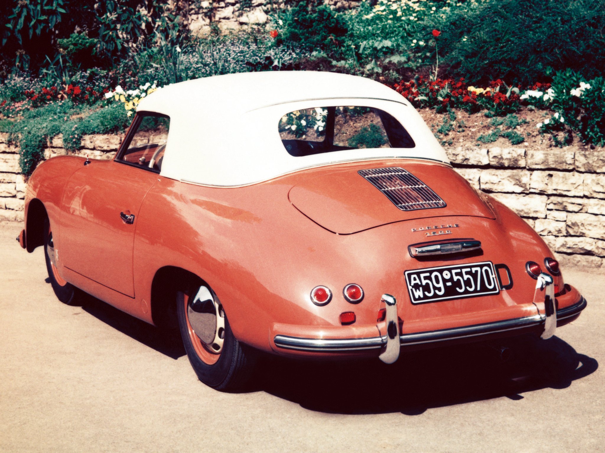 1952 55, Porsche, 356, 1500, Cabriolet, Retro, Convertible Wallpaper