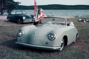 1952 55, Porsche, 356, 1500, Cabriolet, Retro, Convertible